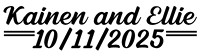 Kainen and Ellie 10-11-2025