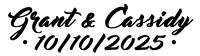 Grant & Cassidy 10-10-2025