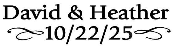 David & Heather 10-22-25