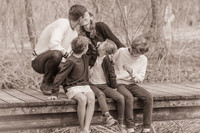 Family Butorac Photo Session _VX11273 - B&W