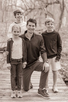 Family Butorac Photo Session _VX11277 - B&W