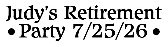 Judy's retirement party