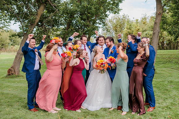 Brown Wedding - Bridal Party-9