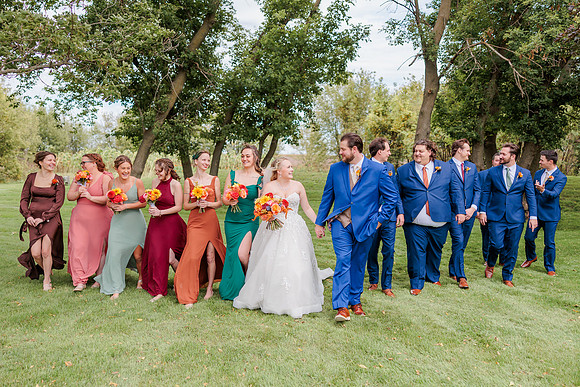 Brown Wedding - Bridal Party-3