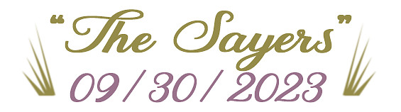 The Sayers 9-30-23