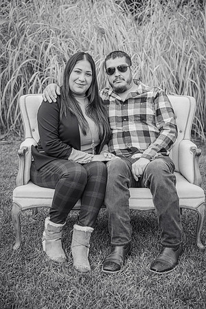Sanchez-Corona Family Photo - DVX11567 B&W