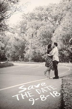 Save the date Ashley-Nate